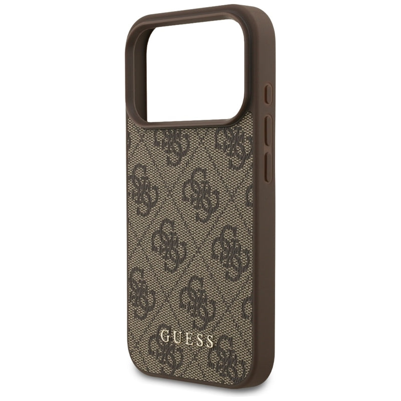 Guess 4G Classic - Dėklas iPhone 17 Pro (rudas)