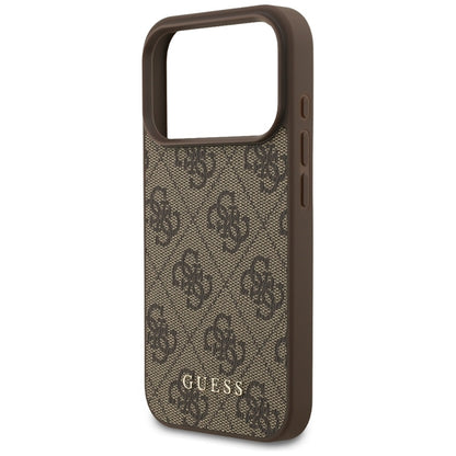 Guess 4G Classic - Dėklas iPhone 17 Pro (rudas)