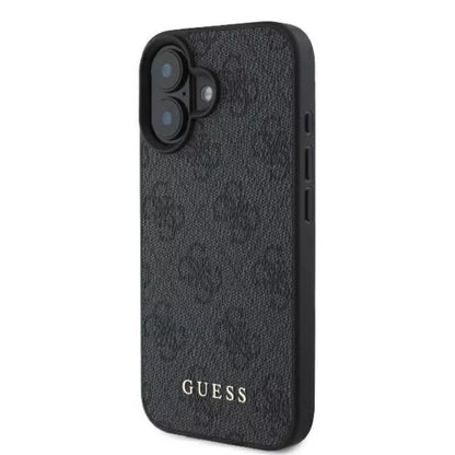 Guess 4G Classic – dėklas, skirtas „iPhone 16 Plus“ (juoda)