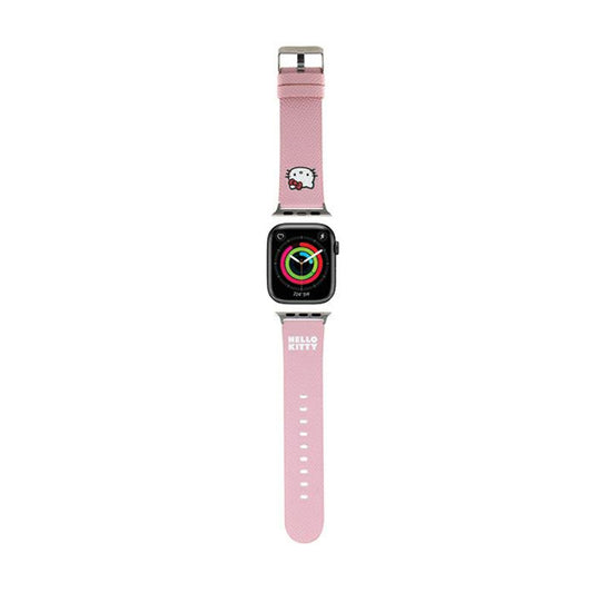 Hello Kitty apyrankė Kitty galva – apyrankė skirta Apple Watch 38/40/41 mm (rožinė)