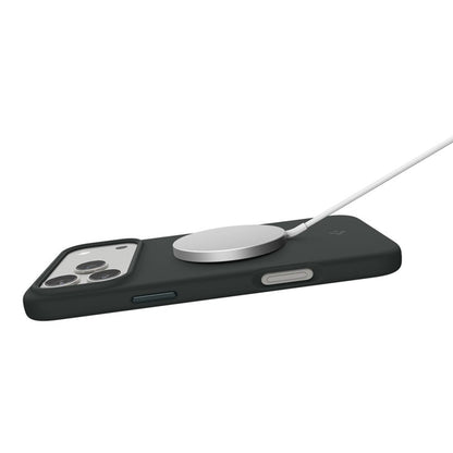 Spigen Silicone Fit Mag MagSafe - Dėklas, skirtas iPhone 17 Pro Max (Abyss Green)