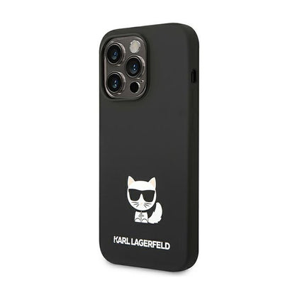 Karl Lagerfeld Choupette Body – dėklas, skirtas iPhone 14 Pro Max (juodas)