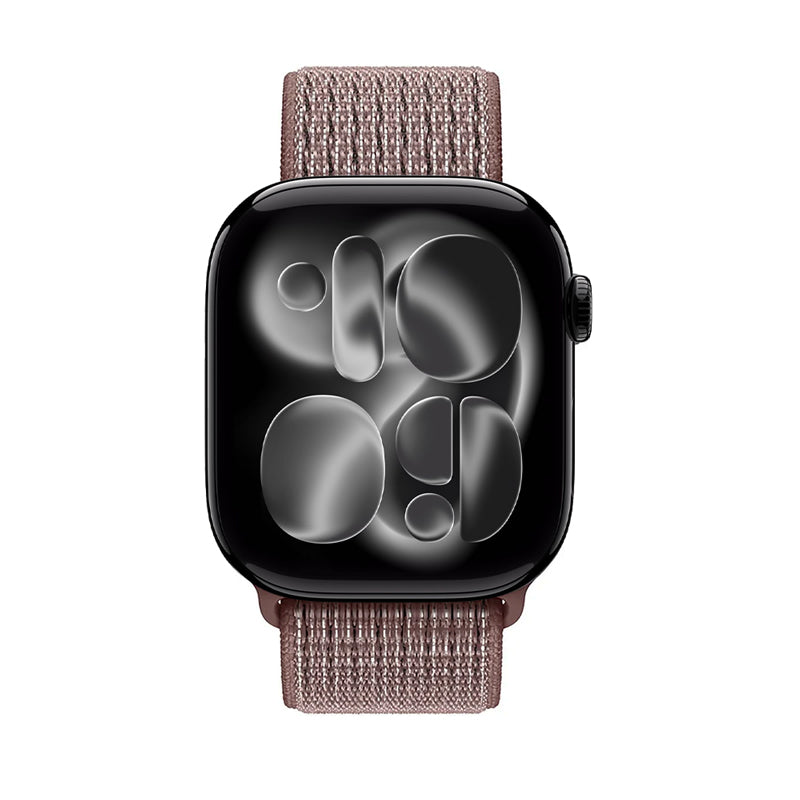 Crong Nailono - Sportinis dirželis, skirtas Apple Watch 38/40/41/42 mm (Smokey Mauve)