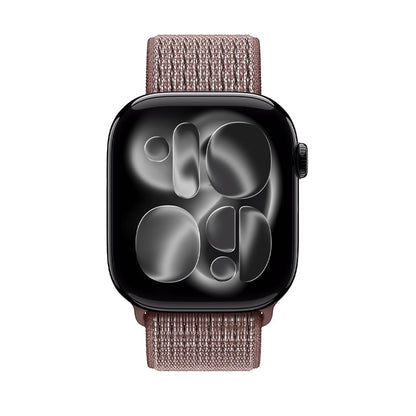 Crong Nailono - Sportinis dirželis, skirtas Apple Watch 38/40/41/42 mm (Smokey Mauve)