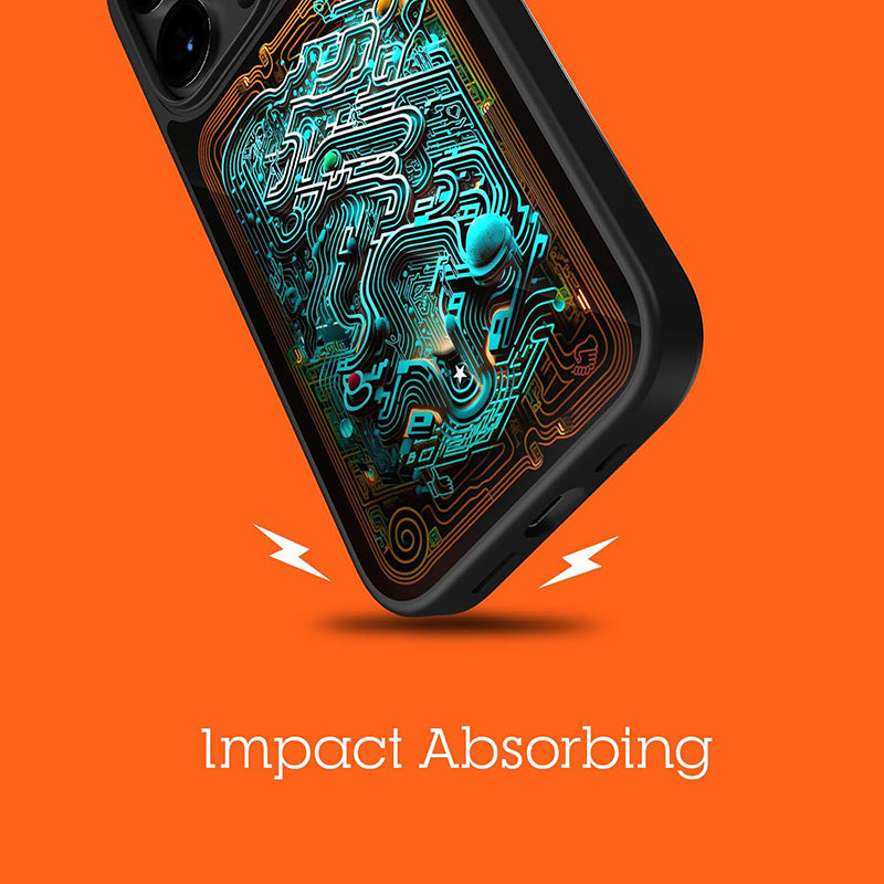 STM Reveal Warm MagSafe – dėklas iPhone 15 Pro (Black Realm)