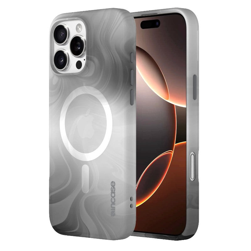 Incase Halo dėklas MagSafe – dėklas iPhone 16 Pro Max (Oil Slick Smoke)