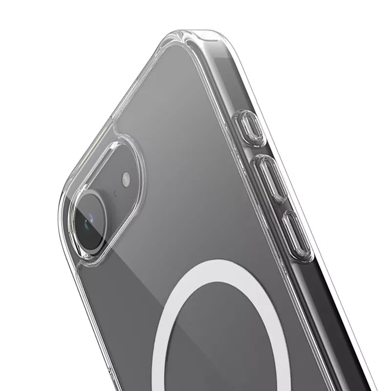 Crong Clear MAG Cover - dėklas, skirtas iPhone 16e su MagSafe (skaidrus)