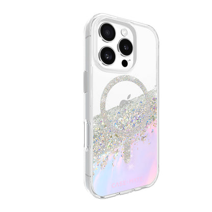 Case-Mate Karat MagSafe – Dėklas iPhone 16 Pro (Holografinis Muilo Burbulas)