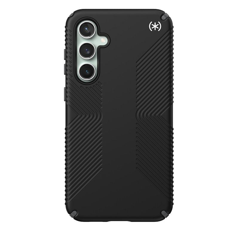 Speck Presidio2 Grip – dėklas Samsung Galaxy S23 FE (juodas/juodas/baltas)