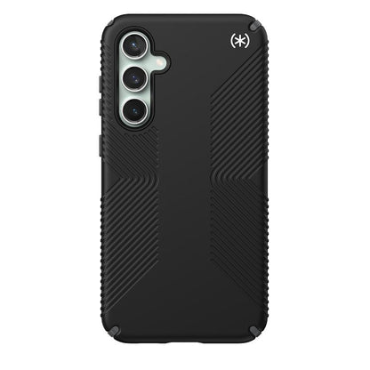 Speck Presidio2 Grip – dėklas Samsung Galaxy S23 FE (juodas/juodas/baltas)