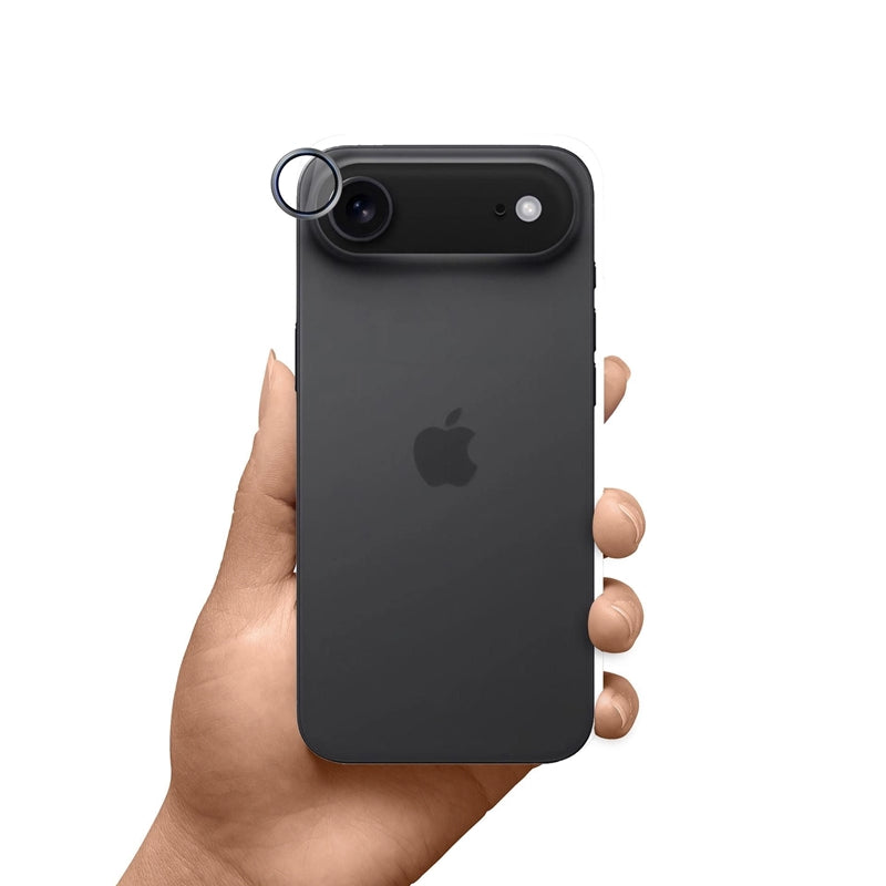 3mk HARDY Pro objektyvo apsauga - Kameros objektyvo stiklas iPhone Air (Titano pilka)