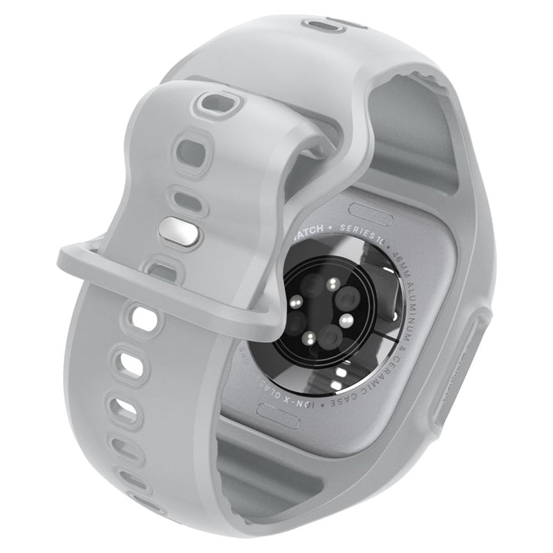 Spigen Liquid Air Pro – apyrankė su dėklu, skirta Apple Watch 10 46 mm (pilka)