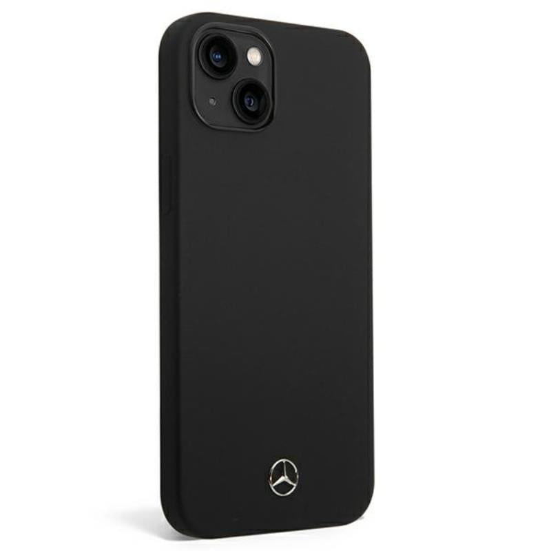 Mercedes Silicone Line MagSafe – Dėklas iPhone 14 (juodas)