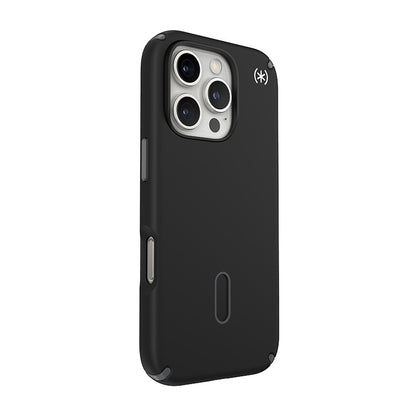 Speck Presidio2 Pro ClickLock & MagSafe - iPhone 16 Pro dėklas (Juoda / Skalūninė pilka / Balta)