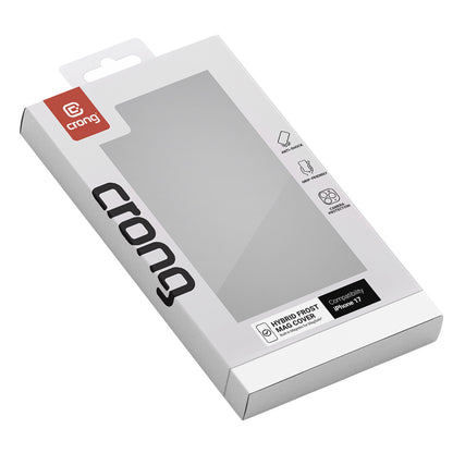 Crong Hybrid Frost MAG dėklas - MagSafe iPhone 17 dėklas (juodas)
