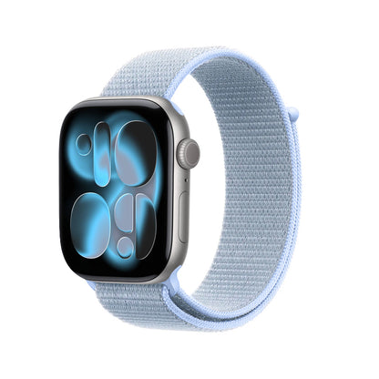 Crong Nailono sportinis dirželis Apple Watch 38/40/41/42 mm (Vėsus mėlynas)