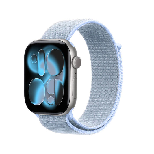 Crong Nailono sportinis dirželis Apple Watch 38/40/41/42 mm (Vėsus mėlynas)