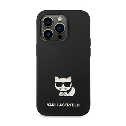 Karl Lagerfeld Choupette Body – dėklas, skirtas iPhone 14 Pro Max (juodas)