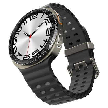 Spigen Bezel Tune Diver - Apsauginis korpusas / Bezel žiedas, skirtas Samsung Galaxy Watch 8 44 mm (Juodas)