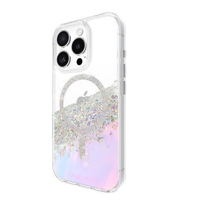 Case-Mate Karat MagSafe – Dėklas iPhone 16 Pro (Holografinis Muilo Burbulas)