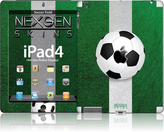 Nexgen odos su 3D efektu, skirtos „iPad 2/3/4“ (futbolo aikštė 3D)