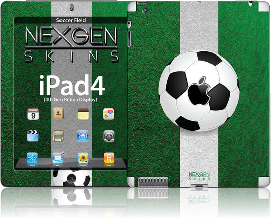 Nexgen odos su 3D efektu, skirtos „iPad 2/3/4“ (futbolo aikštė 3D)
