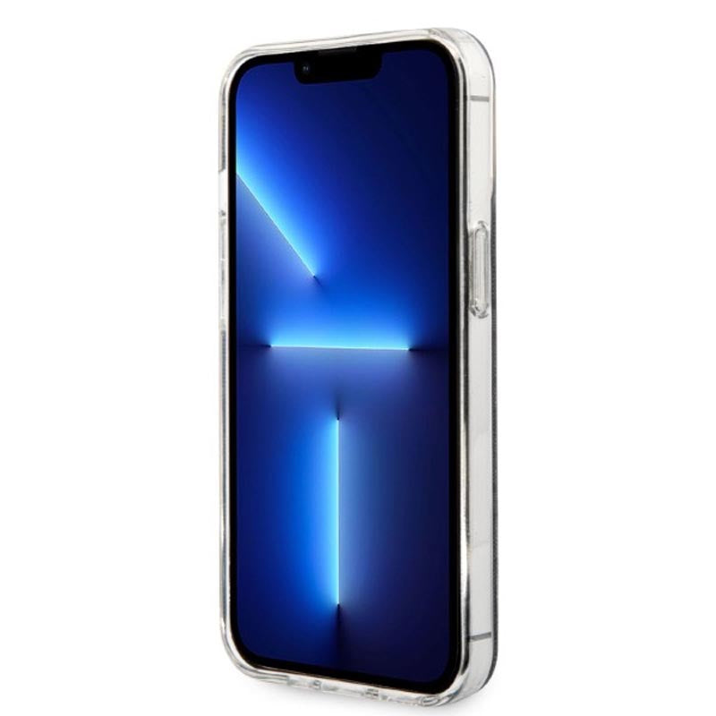 Guess Bundle Pack MagSafe 4G - dėklo ir MagSafe įkroviklio rinkinys, skirtas iPhone 13 Pro (juodas / auksinis)