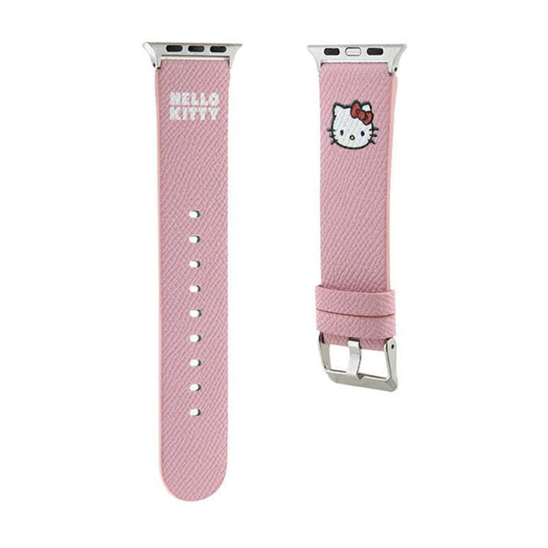 Hello Kitty apyrankė Kitty galva – apyrankė skirta Apple Watch 38/40/41 mm (rožinė)