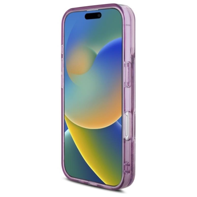 Hello Kitty skysti blizgučiai 50-ojo jubiliejaus vakarėlis – dėklas, skirtas iPhone 16 (violetinis)