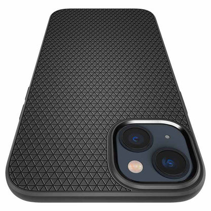 Spigen Liquid Air – dėklas skirtas iPhone 14 (juodos spalvos)