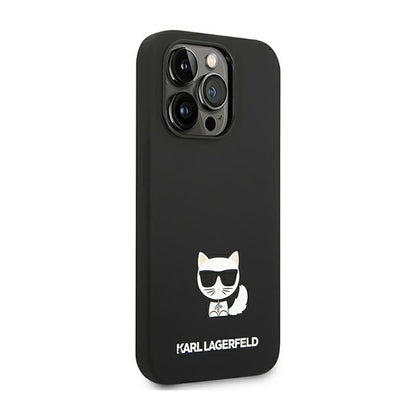 Karl Lagerfeld Choupette Body – dėklas, skirtas iPhone 14 Pro Max (juodas)