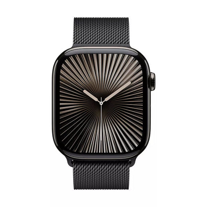 Crong Milano Steel – Nerūdijančio plieno apyrankė Apple Watch 44/45/46/49 mm (grafito spalvos)