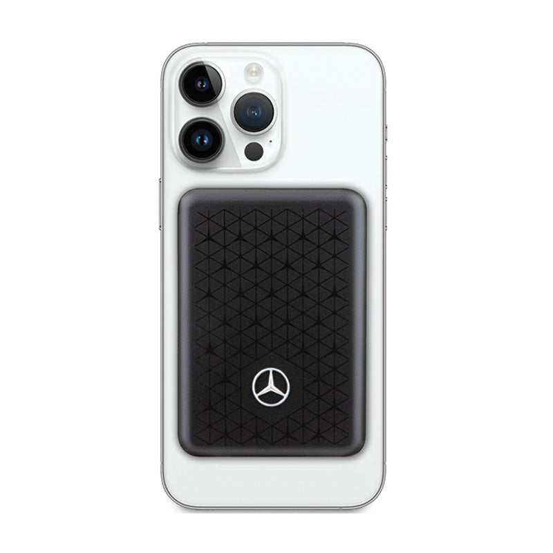 Mercedes Stars Pattern MagSafe – 3000 mAh 5W MagSafe indukcinis išorinis akumuliatorius (juodas)