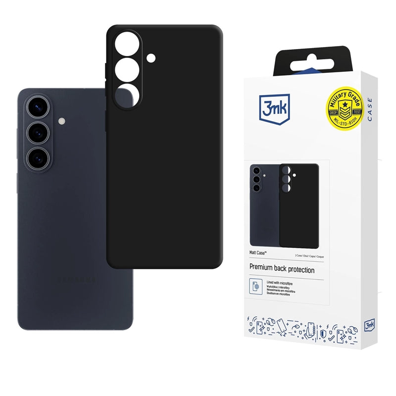 3mk Matinis dėklas - dėklas Samsung Galaxy S26+ (juodas)
