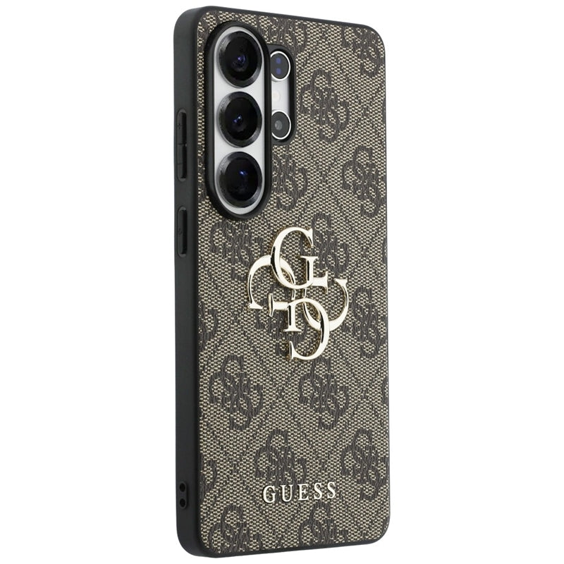 Guess 4G Big Metal Logo - Dėklas Samsung Galaxy S26 Ultra (Rudos spalvos)