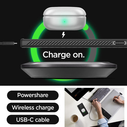 Spigen Liquid Air – dėklas, skirtas „Samsung Galaxy S23 Ultra“ (matinė juoda)