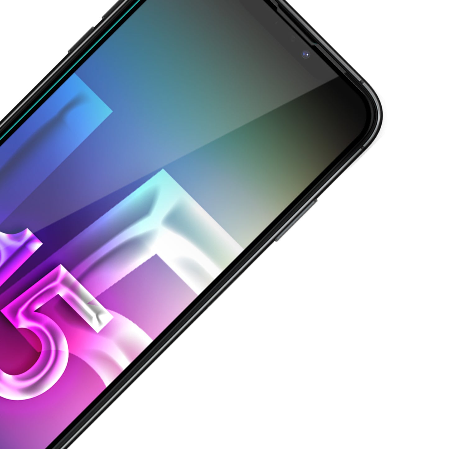 3mk HardGlass Max Lite - grūdintas stiklas, skirtas iPhone 15 Pro (juodas)