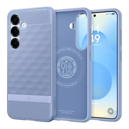 Spigen Parallax Mag MagSafe – dėklas Samsung Galaxy S25+ (violetinis)