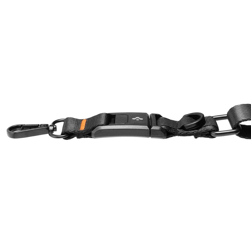 Spigen DA30M Dirželis Per Petį Crossbody – Universalus telefono dirželis / raištis (juodas)
