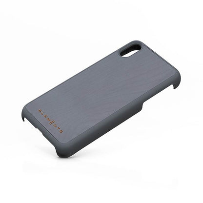 Nordic Elements Original Gefion – dėklas, skirtas iPhone Xs Max, su tikru klevo medžiu (Vidutiniškai pilkas)