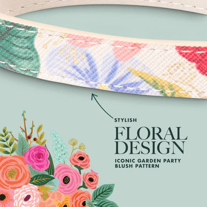 „Rifle Paper“ telefono riešo dirželis – universalus telefono dirželis („Garden Party Blush“)