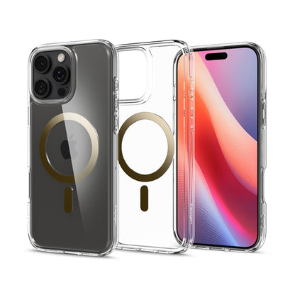 Spigen Ultra Hybrid Mag MagSafe - Dėklas skirtas iPhone 16 Pro Max (auksinis)