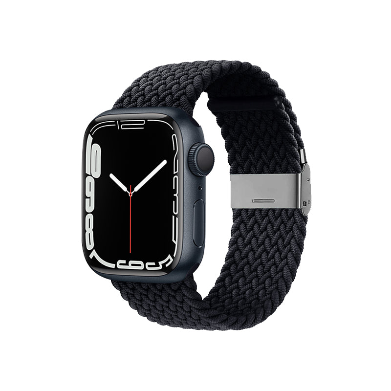 Crong Wave Band – Pinta dirželis Apple Watch 44/45/46/49 mm (grafito)
