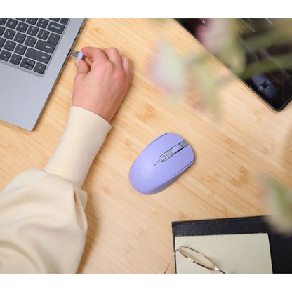 Trust Ozaa – belaidė optinė pelė (violetinė)