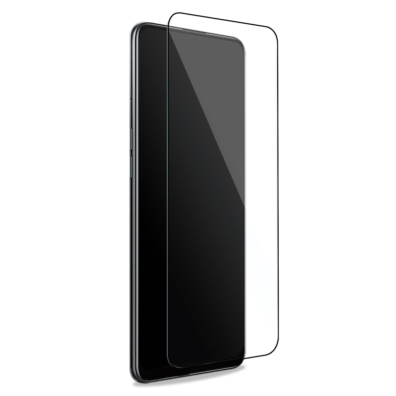PURO rėmelio grūdintas stiklas - Xiaomi Redmi Note 10 grūdintas stiklas, apsauginis stiklas (juodas rėmelis)