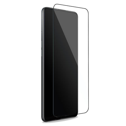 PURO rėmelio grūdintas stiklas - Xiaomi Redmi Note 10 grūdintas stiklas, apsauginis stiklas (juodas rėmelis)
