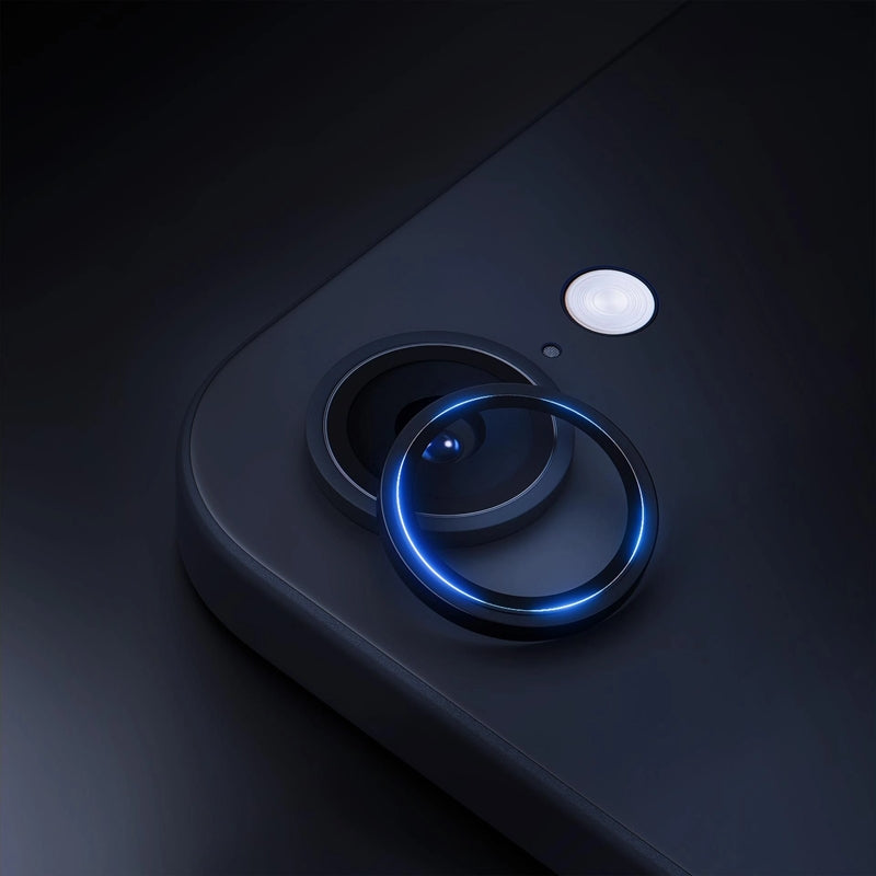 3mk HARDY Pro objektyvo apsauga – Kameros objektyvo stiklas iPhone Air (Juoda)