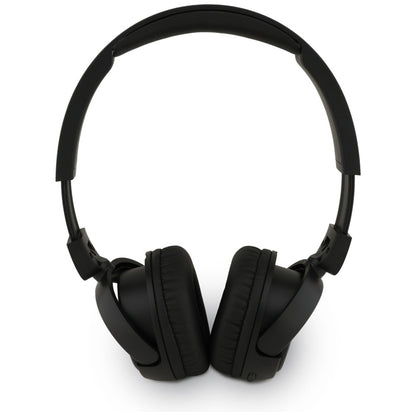 „Guess Metal Logo Script“ – belaidės virš ausų ausinės „Bluetooth V5.3“ (juodos)