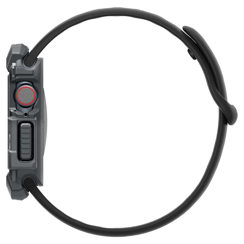 Spigen Rugged Armor - dėklas, skirtas Apple Watch 10 46 mm (tamsiai pilka)