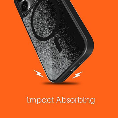 STM Relax Sand MagSafe - dėklas iPhone 15 Pro (skaidrus / baltas)